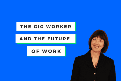 Feature graphic promoting the Do-Be Associates Podcast: The Gig Worker and the Future of Work Pt. 1 & 2