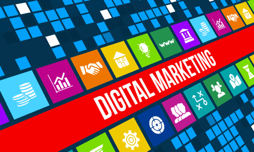 Digital marketing graphic incorporating trends that marketing virtual assistants (VAs) can suport.